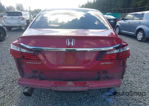 2017 Honda Accord Sport из США, поврежденный, VIN 1HGCR2F63HA003198